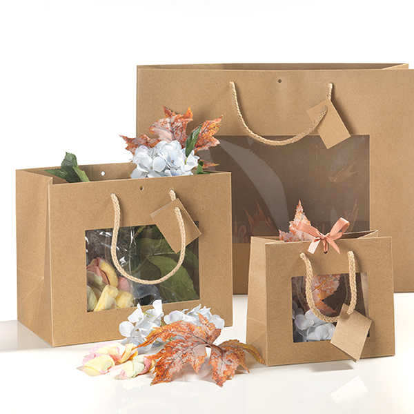 Shopper Window Kraft Nature