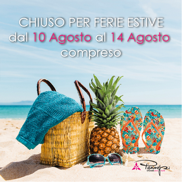 Avviso chiusura estiva PNP Plast